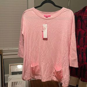 Lilly Pulitzer pink sweater- XS